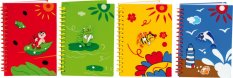 small foot Cahier de notes avec couverture en bois 1 pc