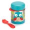 SKIP HOP Zoo Food Jar with Spoon/Fork Owl 325 ml, 3+ + AQUAINT 500 ml