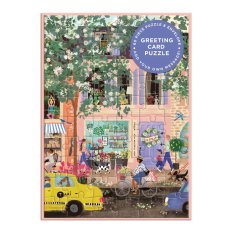 Puzzle Galison Carte de vœux, salutations de Spring Street, 60 pièces