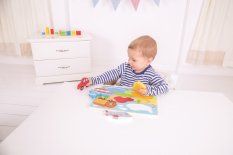 Bigjigs Toys Pussel med fordon