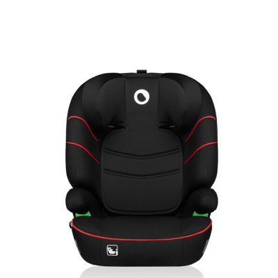 LIONELO Bilbarnstol Lars i-Size (100-150 cm) Sporty Black Red