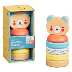 Petit Collage Holzstapelturm Bär