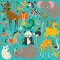 Mudpuppy Jumbo Puzzle Tiere aus aller Welt 25 Teile