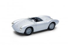 Welly Porsche 550 Spyder 1:34 strieborné