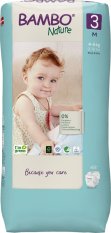 BAMBO Nature Kertakäyttövaipat 3 M (4-8 kg) 52 kpl