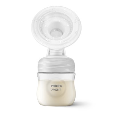 Laktator ręczny Philips AVENT, zestaw startowy + woreczki na mleko matki 180 ml, 25 szt