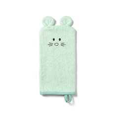 BABYONO Bamboe washandje - groen 25x12 cm