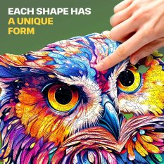 EscapeWelt Träpussel Uggla 200 bitar