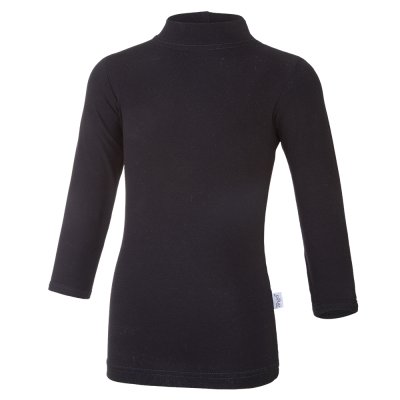 Maglietta sottile DR con colletto Outlast® - Nero
