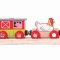 Bigjigs Rail Pociąg Farma + 3 tory