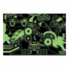 Mudpuppy Puzzle Monster Trucks - világít a sötétben 100 darabos