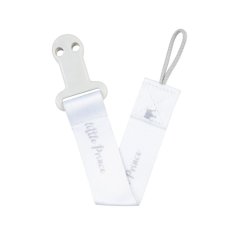 CANPOL BABIES Stužka na cumlík s klipom Royal baby šedá