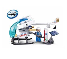 Sluban Metropolis M38-B1217C Helicóptero Air Patrol: Patrulha Aérea