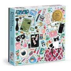 Galison Folienpuzzle Katzen-Eleganz 500 Teile