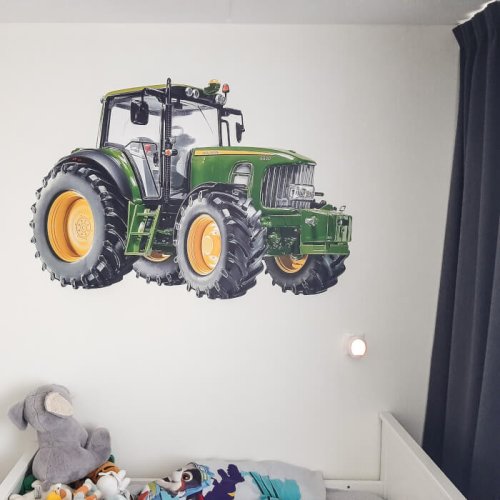 Παιδικά αυτοκόλλητα τοίχου για αγόρια - Tractor N.1 - 65x95cm