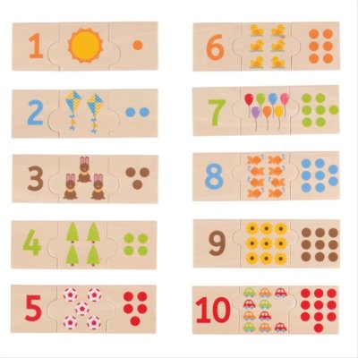 Bigjigs Toys Edukacyjne puzzle liczenie