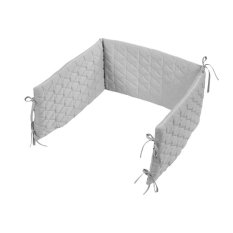 KLUPS Bettgitter 180x30 cm Samtgrau