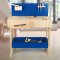 small foot Kinderwerkbank blau mit Zubehör