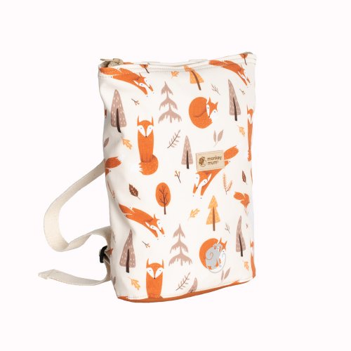 Softshell-ryggsäck för barn Monkey Mum® - Lekfulla rävar