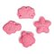 Bigjigs Toys Silikonowe foremki różowe Coral