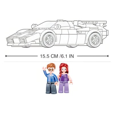 Sluban ModelBricks M38-B1098 Włoski samochód sportowy