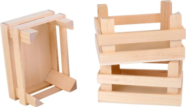 small foot Set Kleine Lebensmittelkiste 3 Stk.