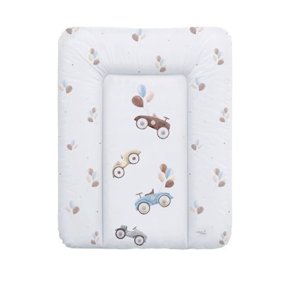CEBA BABY Weiche Wickelauflage (50x70) Retro Cars