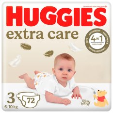 HUGGIES® Extra Care disposable diapers 3 (6-10 kg) 72 pcs