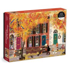 Puzzle Galison Outono na Vizinhança 1000 peças