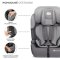 KINDERKRAFT Bilbarnstol Comfort up i-size grå (76-150 cm)