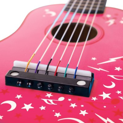 Tidlo Holzgitarre Stern Rosa