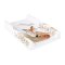 CEBA BABY Wickelauflage 2-seitig mit fester Platte (50x70) Basic Red Fox