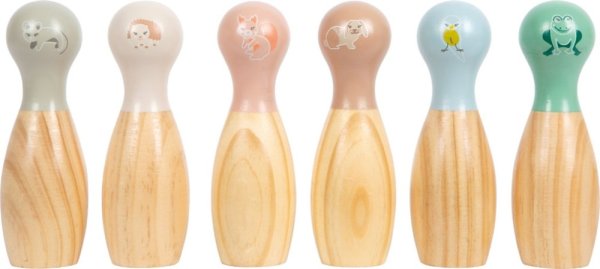small foot Jogo de Bowling de Madeira Garden Buddies