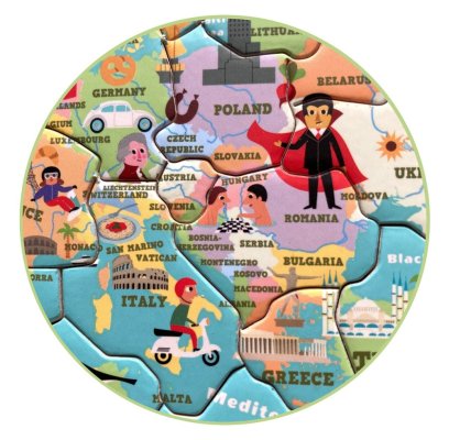 Vilac Carte Magnétique du Monde Ingela