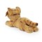 Rappa Plyschkatt Liggande Brun 20 cm ECO-FRIENDLY