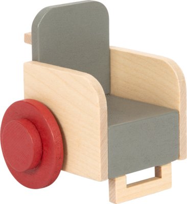 small foot Holzfiguren Familie mit Rollstuhl