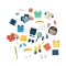 Petit Collage Magnetyczne puzzle Sportowiec