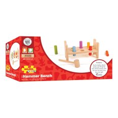 Bigjigs Baby Wooden Hammer Bench