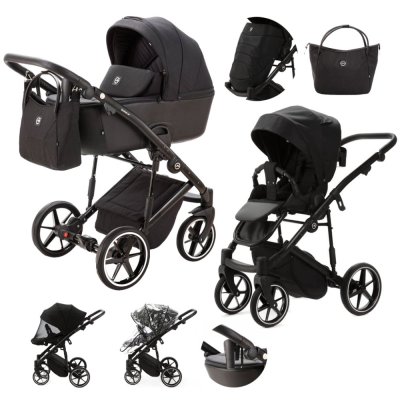 ADAMEX Wózek wielofunkcyjny Mobi New Lux Black
