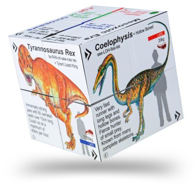 Zoobookoo Knjiga u kocki Dinosauri