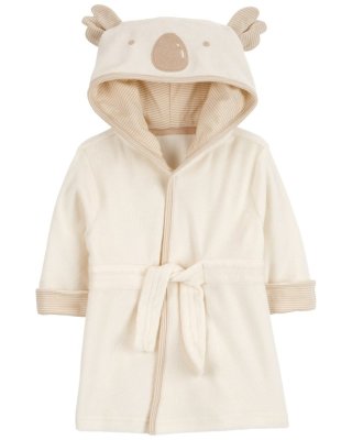 Szlafrok CARTER'S z kapturem i uszami Ivory Sheep neutralny 0-9m