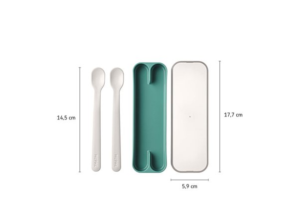 MEPAL Children's feeding spoon Mio Pink 2 pcs