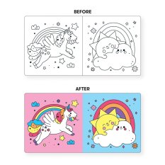 Mudpuppy Livre de bain Licorne