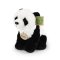 Rappa Panda de pluș așezată 23 cm SOFT COLLECTION, ECO-FRIENDLY