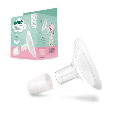 NENO Brusthaube aus Kunststoff mit Verbindungsstück für Neno Milchpumpen 21mm