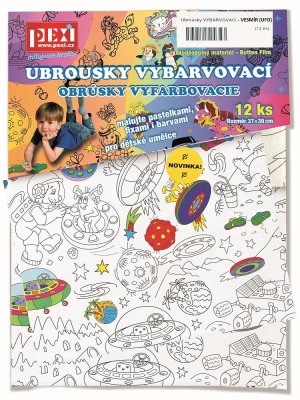 Pexi Serwetki do kolorowania - Kosmos
