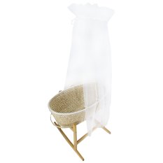 EKO Baldakin över spjälsängen transparent Vit 150x300 cm