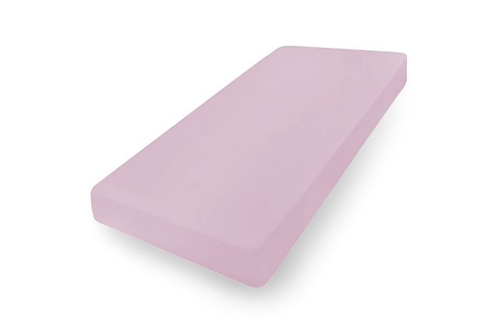 BABYMATEX Jersey plahta s gumom, 60x120 roza