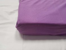 DAUBNER Lençol de algodão 120x60 cm Lila