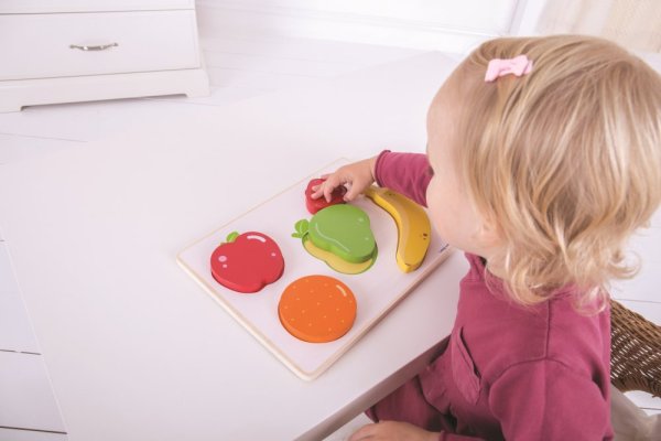 Bigjigs Toys Steckpuzzle Obst